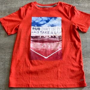 DSG Kids Orange Graphic Tee 10/12 t